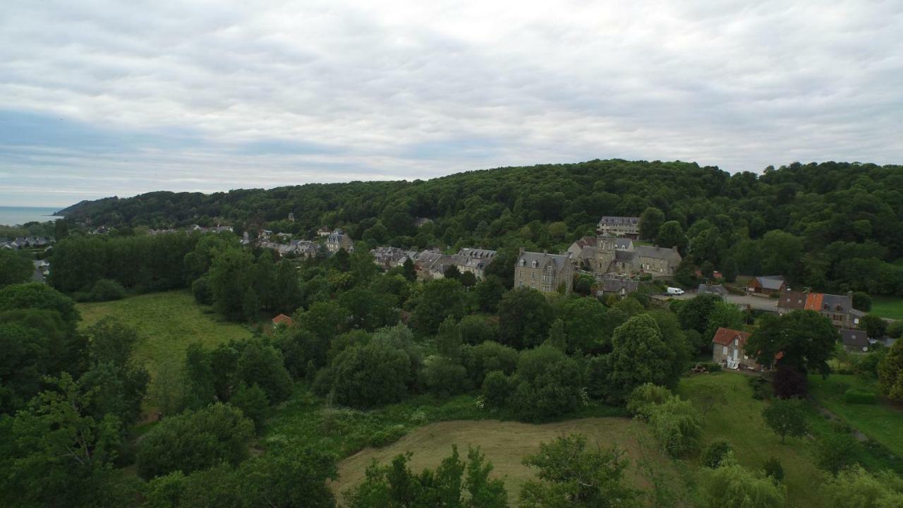 Domaine Le Gaudin - Saint Jean Le Thomas Villa Bagian luar foto